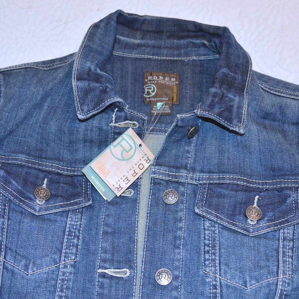 Roper Stretch Denim Jacket - Picture 8 of 10